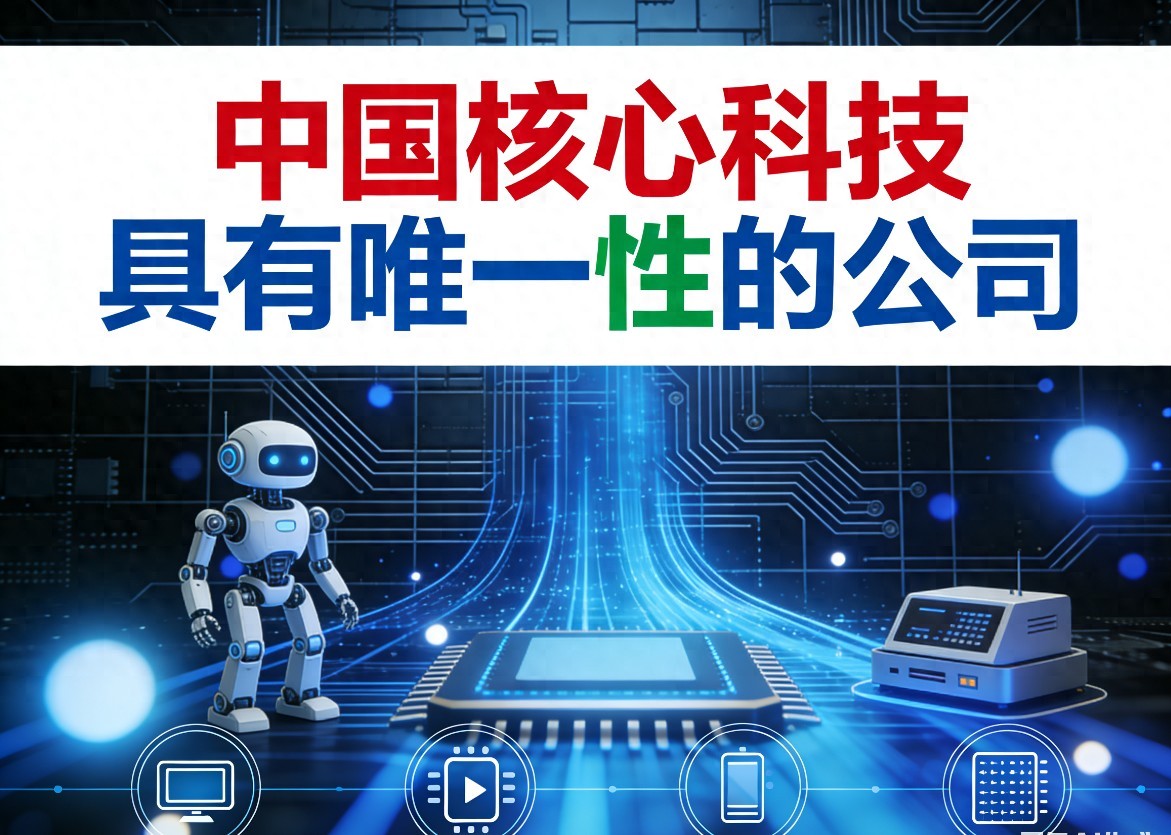 中国核心科技，具有唯一性的公司