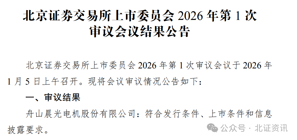 2026年IPO第一审，过了！