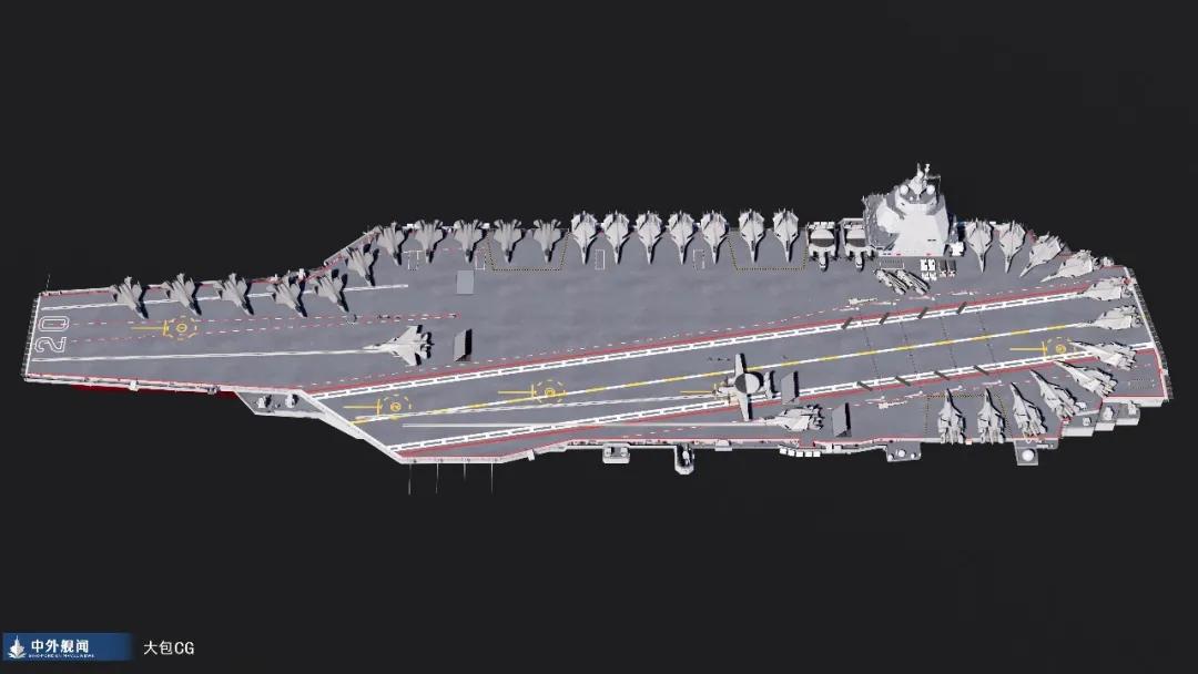 12万吨不是吹的？中国四号舰轮廓曝光，将成人类有史以来最大航母