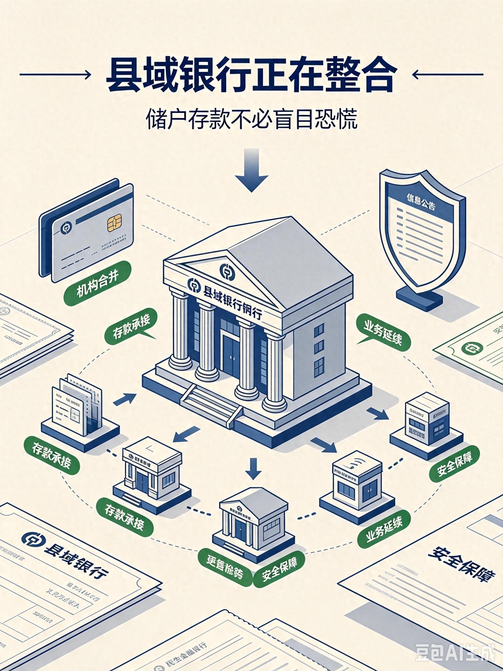 多地县域银行批量整合，手里有农商行存款的居民务必做好资金规划