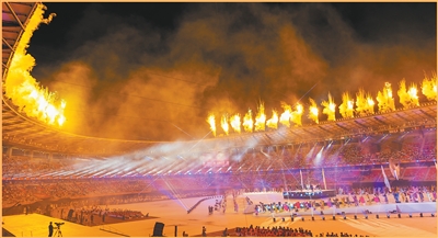 五星红旗，闪耀亚运！