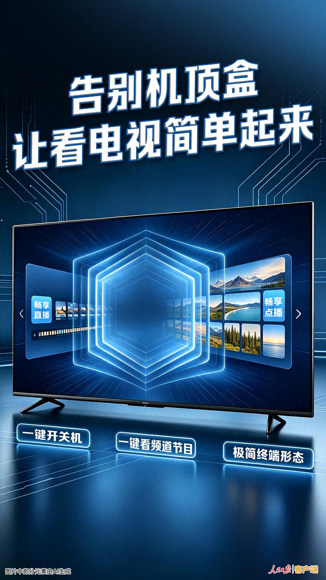告别机顶盒，让看电视简单起来