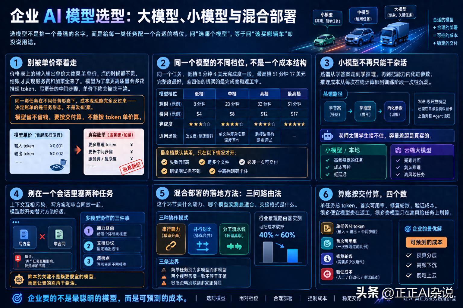 AI选型：大模型 vs 小模型 vs 混合部署