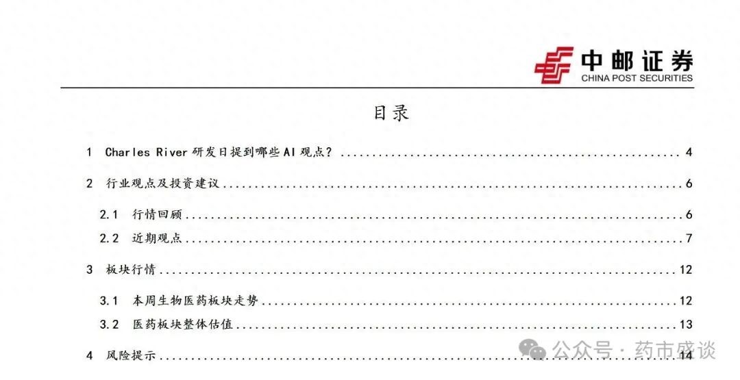 Charles River研发日提到哪些AI观点？