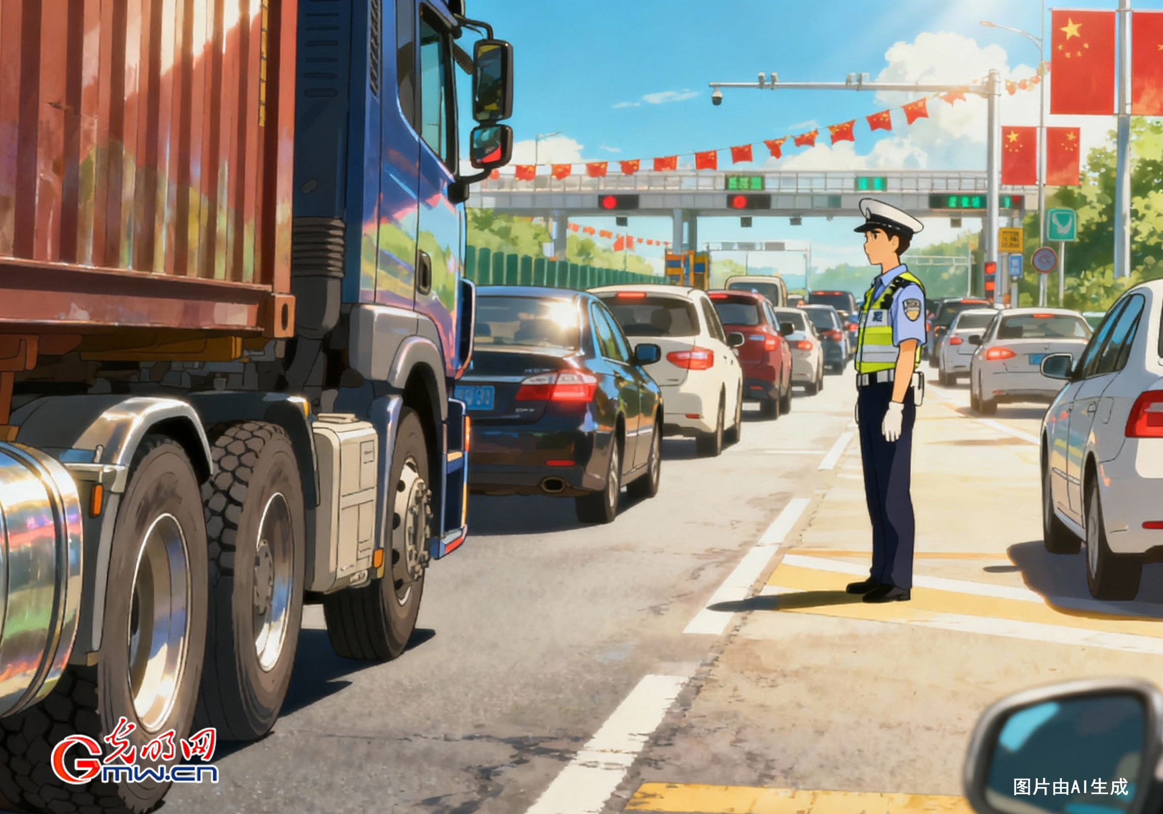 国庆烟火气，离不开劳动者的守护