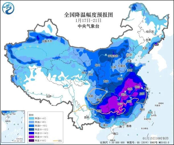 今冬来最强！大范围雨雪冰冻即将上线