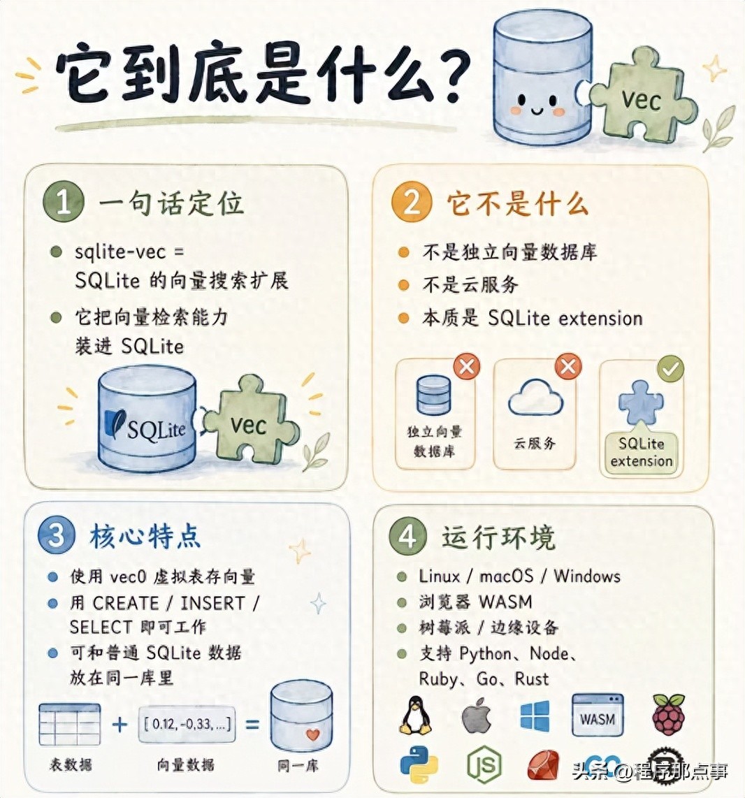 SQLite做向量搜索太强了！手把手教你零成本搭建本地RAG，收藏！