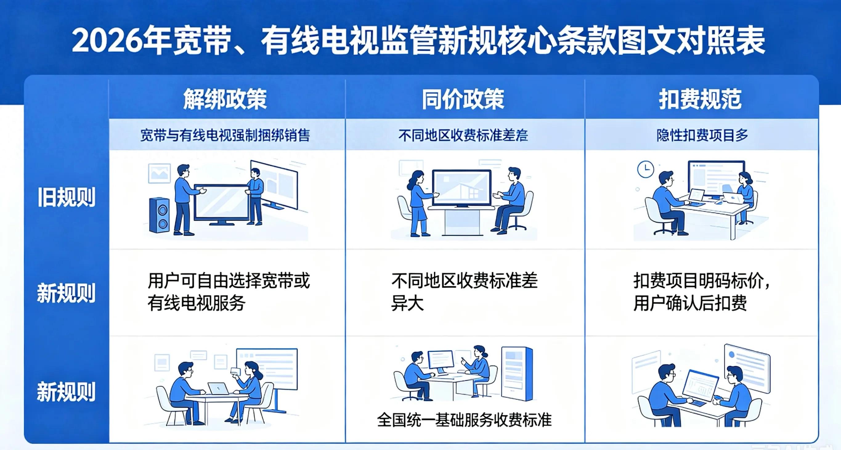 不出意外，下半年开始，宽带费、有线电视费将迎来行业新一轮洗牌